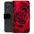 Étui Portefeuille Premium Samsung Galaxy A12 - Rose