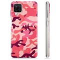 Coque Samsung Galaxy A12 en TPU - Camouflage Rose