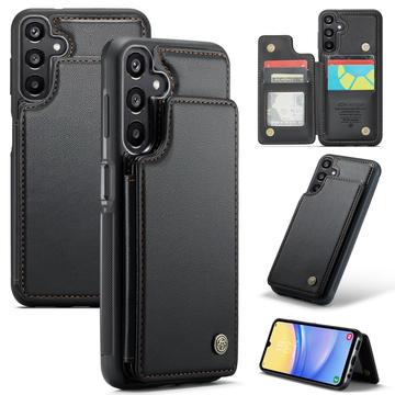 Étui Caseme C22 Samsung Galaxy A15 avec portefeuille de cartes protégé par RFID - Noir