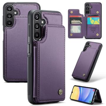 Étui Caseme C22 Samsung Galaxy A15 avec portefeuille de cartes protégé par RFID - Violet