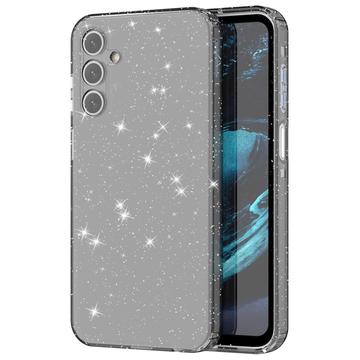 Coque Samsung Galaxy A15 en TPU Stylish Glitter Série - Noir Transparente