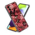 Coque Samsung Galaxy A15 en TPU Stylish Ultra Fin - Fleurs Rouges