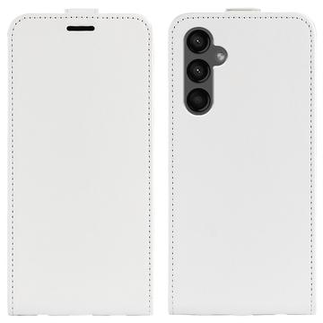 Étui à Rabat Vertical Samsung Galaxy A15 avec Porte-Cartes - Blanc