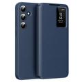 Étui à rabat Samsung Galaxy A16 Smart Clear View avec fente pour carte - Saphir
