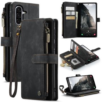 Étui Portefeuille Samsung Galaxy A17 Multifonctionnel Caseme C30 - Noir