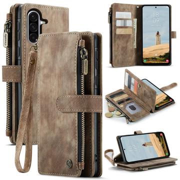 Étui Portefeuille Samsung Galaxy A17 Multifonctionnel Caseme C30 - Marron