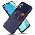 Coque Samsung Galaxy A17 avec Porte-Cartes KSQ - Bleue