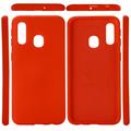 Coque Samsung Galaxy A20e en Silicone Liquide - Rouge