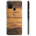 Coque Samsung Galaxy A21s en TPU - Bois