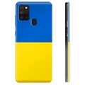 Coque Samsung Galaxy A21s en TPU Drapeau Ukraine - Jaune et bleu clair