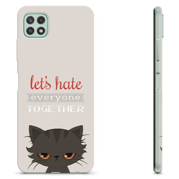 Coque Samsung Galaxy A22 5G en TPU - Chat en Colère