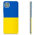 Coque Samsung Galaxy A22 5G en TPU Drapeau Ukraine - Jaune et bleu clair