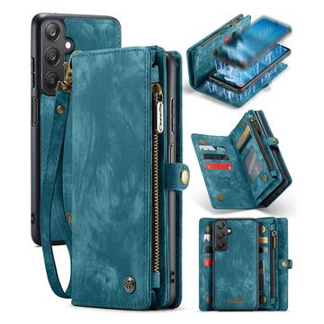 Étui Portefeuille Samsung Galaxy A25 Multifonctionnel 2-en-1 Caseme 008 - Bleu