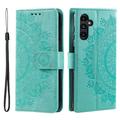 Étui Portefeuille Samsung Galaxy A26 Mandala Série - Vert