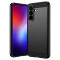 Coque Samsung Galaxy A27 en TPU Brossé - Fibre de Carbone