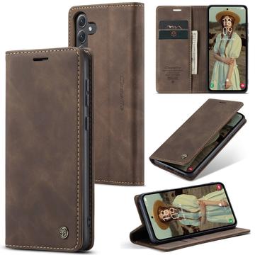 Étui Portefeuille Samsung Galaxy A35 Caseme Série 013 - Café