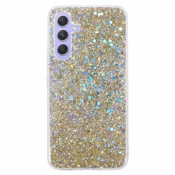 Coque Samsung Galaxy A35 en TPU Glitter Flakes