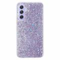 Coque Samsung Galaxy A35 en TPU Glitter Flakes - Violete