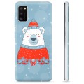 Coque Samsung Galaxy A41 en TPU - Ours de Noël