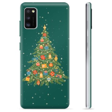 Coque Samsung Galaxy A41 en TPU - Sapin de Noël