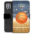 Étui Portefeuille Premium Samsung Galaxy A42 5G - Basket-ball