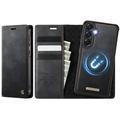Étui 2-en-1 détachable Samsung Galaxy A57 Caseme C49 - Compatible MagSafe, RFID - Noir