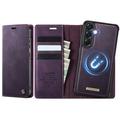 Étui 2-en-1 détachable Samsung Galaxy A57 Caseme C49 - Compatible MagSafe, RFID - Violet