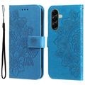 Étui Portefeuille Samsung Galaxy A57 Mandala Série - Bleu