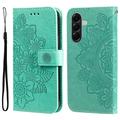 Étui Portefeuille Samsung Galaxy A57 Mandala Série - Vert