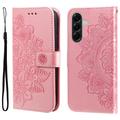 Étui Portefeuille Samsung Galaxy A57 Mandala Série - Rose