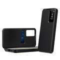 Étui à rabat Samsung Galaxy A57 Smart Clear View avec fente pour carte - Noir