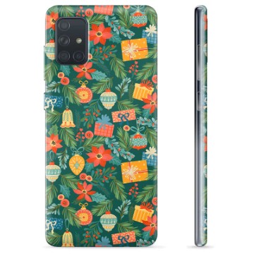 Coque Samsung Galaxy A71 en TPU - Décor de Noël