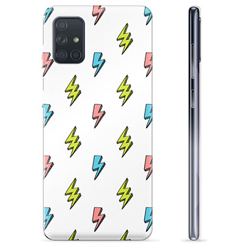 Coque Samsung Galaxy A71 en TPU - Éclairs