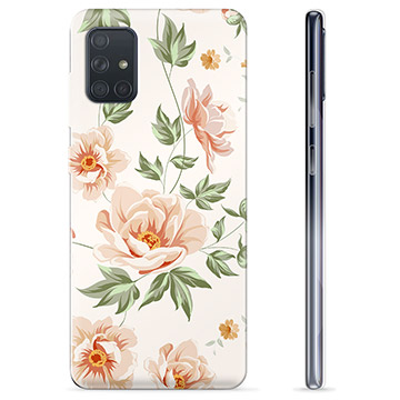 Coque Samsung Galaxy A71 en TPU - Motif Floral