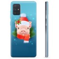 Coque Samsung Galaxy A71 en TPU - Cochonnet d'Hiver