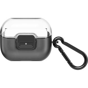 Étui Clip pour Samsung Galaxy Buds3/Buds3 avec mousqueton GP-FPR630HICBW - Transparent