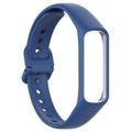 Bracelet en Silicone de Rechange avec Cadre Intégré Samsung Galaxy Fit 2 - Bleu foncé