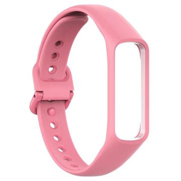 Bracelet en Silicone de Rechange avec Cadre Intégré Samsung Galaxy Fit 2 - Rose