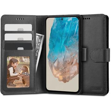 Étui Portefeuille Samsung Galaxy M35 avec Aimant et Support Tech-Protect - Noir