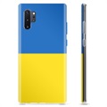 Coque Samsung Galaxy Note10+ en TPU Drapeau Ukraine - Jaune et bleu clair