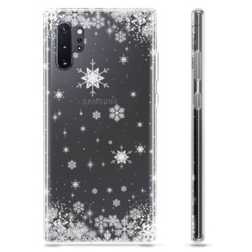 Coque Samsung Galaxy Note10+ en TPU - Flocons de Neige