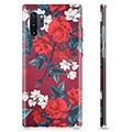 Coque Samsung Galaxy Note10+ en TPU - Fleurs Vintage