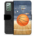 Étui Portefeuille Premium Samsung Galaxy Note20 - Basket-ball