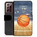 Étui Portefeuille Premium Samsung Galaxy Note20 Ultra - Basket-ball