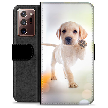 Étui Portefeuille Premium Samsung Galaxy Note20 Ultra - Chien