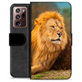 Étui Portefeuille Premium Samsung Galaxy Note20 Ultra - Lion