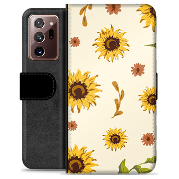 Étui Portefeuille Premium Samsung Galaxy Note20 Ultra - Tournesol