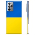 Coque Samsung Galaxy Note20 Ultra en TPU Drapeau Ukraine - Jaune et bleu clair