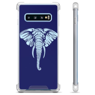 Coque Hybride Samsung Galaxy S10+ - Éléphant