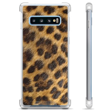 Coque Hybride Samsung Galaxy S10+ - Léopard